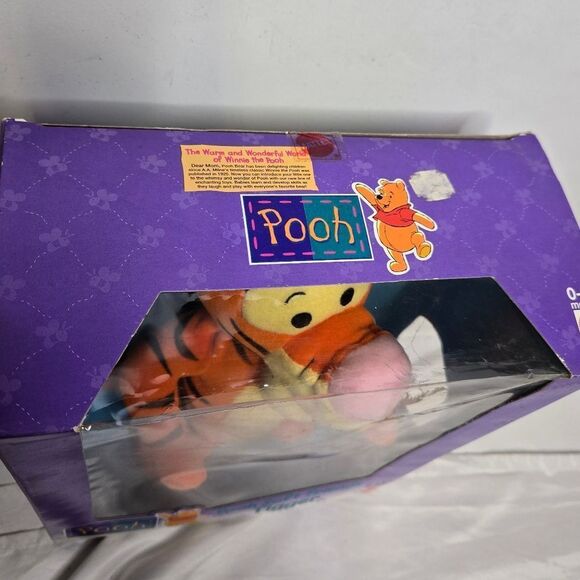 NEW VINTAGE 90s Pooh soft friends Tigger plush stuffed animal Mattel - Picture 3 of 10